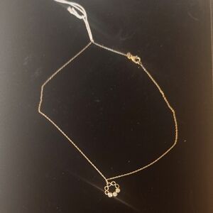 Silpada Gold Necklace with Crystal Charm